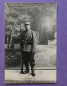 Preview: Foto Ansichtskarte AK Reutlingen Soldat Portrait 1910-1930 Schulterklappe 180 Pickelhaube Gewehr Tornister Bajonett
